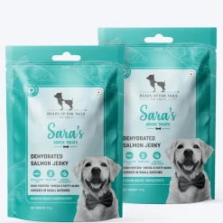 Sara's Dehydrated Salmon Jerky Dog Treats Grain-Free 70g