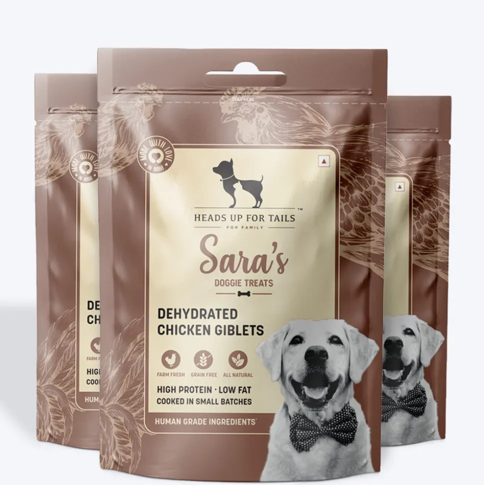 Sara's Doggie Dehydrated Chicken Giblets for Dogs 70 g