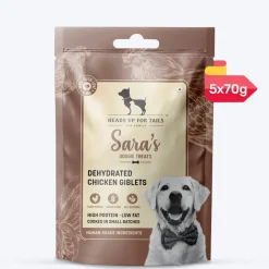 Sara's Doggie Dehydrated Chicken Giblets for Dogs 70 g