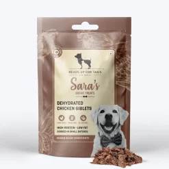 Sara's Doggie Dehydrated Chicken Giblets for Dogs 70 g
