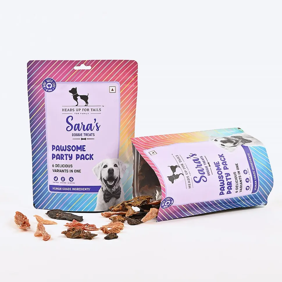 Sara's Doggie Treats Pawsome Party Pack Human-Grade 200g
