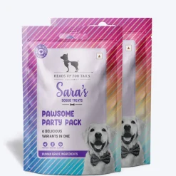 Sara's Doggie Treats Pawsome Party Pack Human-Grade 200g