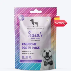 Sara's Doggie Treats Pawsome Party Pack Human-Grade 200g