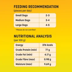 Sara's Mango Chicken Jerky Dog Treats Human-Grade 70g