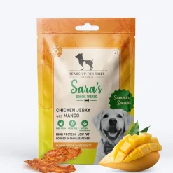 Sara's Mango Chicken Jerky Dog Treats Human-Grade 70g