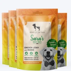 Sara's Mango Chicken Jerky Dog Treats Human-Grade 70g
