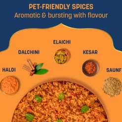 Sara's Wholesome Chicken Biryani Wet Dog Food Human-Grade