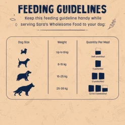 Sara's Wholesome Chicken & Brown Rice Wet Dog Food 7x300g