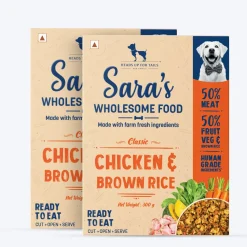 Sara's Wholesome Classic Chicken & Brown Rice Dog Food