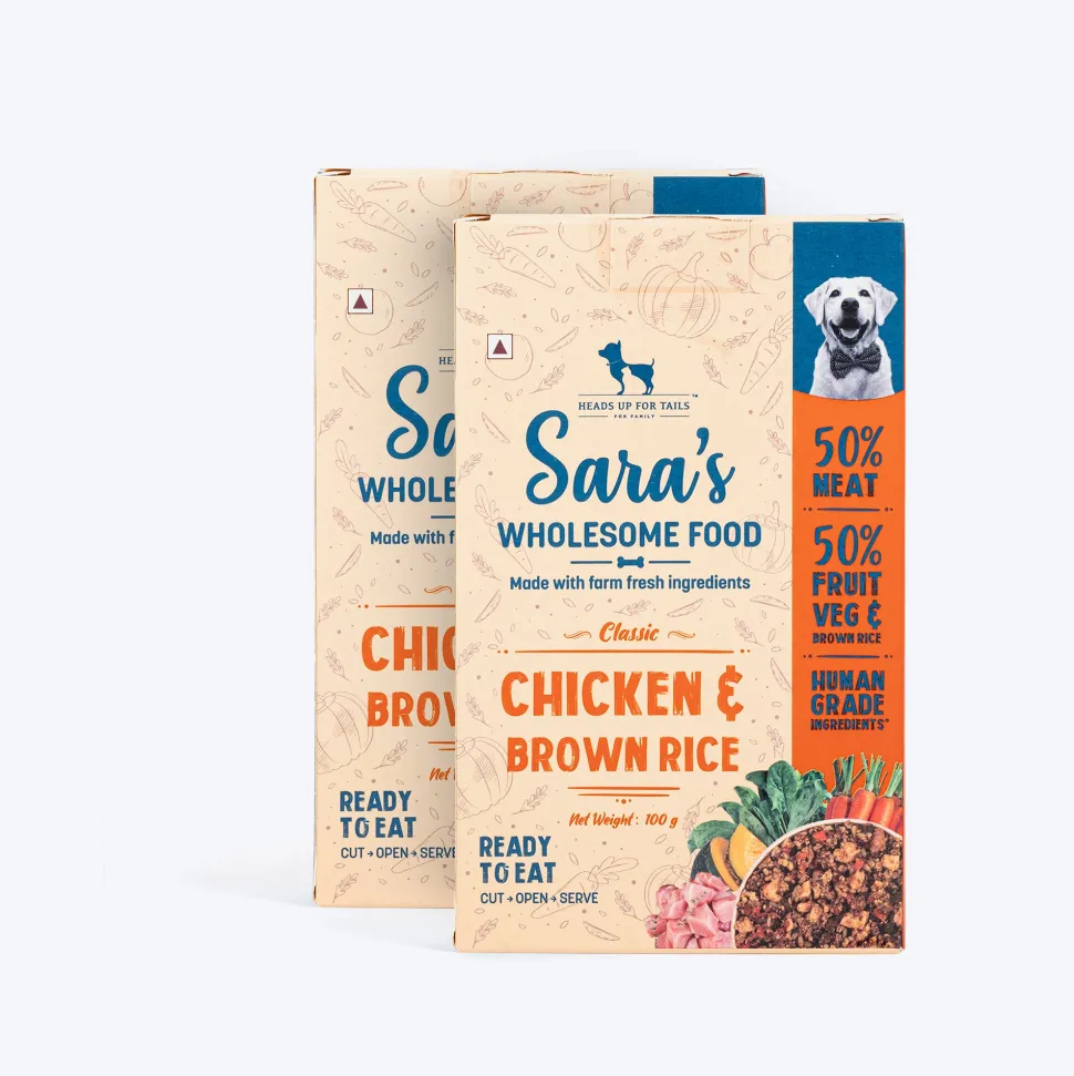 Sara's Wholesome Classic Chicken & Brown Rice Dog Food