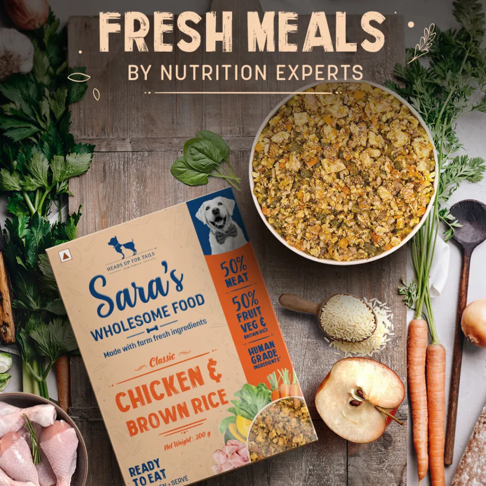 Sara's Wholesome Classic Chicken & Brown Rice Dog Food