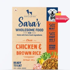 Sara's Wholesome Classic Chicken & Brown Rice Dog Food