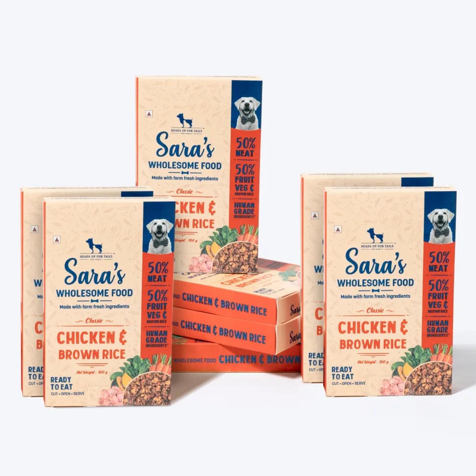 Sara's Wholesome Classic Chicken & Brown Rice Dog Food