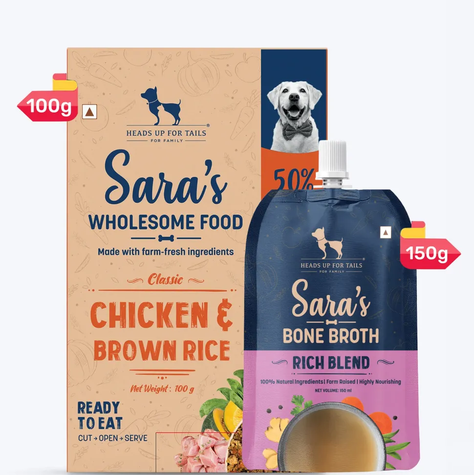 Sara's Wholesome Classic Chicken & Brown Rice Dog Food