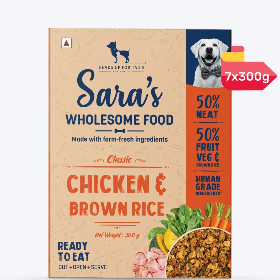 Sara's Wholesome Classic Chicken & Brown Rice Dog Food
