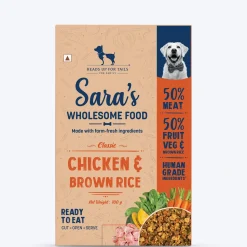 Sara's Wholesome Classic Chicken & Brown Rice Dog Food