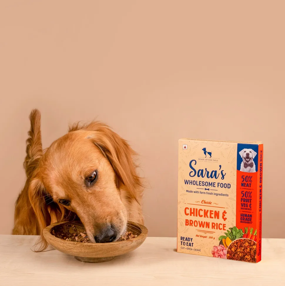 Sara's Wholesome Classic Chicken & Brown Rice Dog Food