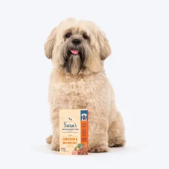 Sara's Wholesome Classic Chicken & Brown Rice and Grain-Free Turkey Combo Dog Food - 2x100 gm