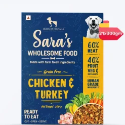 Sara's Wholesome Grain-Free Chicken & Turkey Dog Food