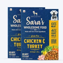 Sara's Wholesome Grain-Free Chicken & Turkey Dog Food