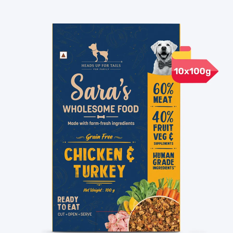 Sara's Wholesome Grain-Free Chicken & Turkey Dog Food