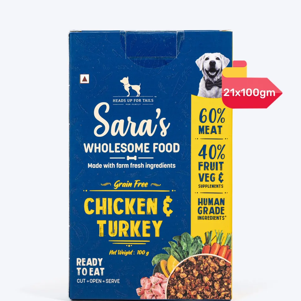 Sara's Wholesome Grain-Free Chicken & Turkey Dog Food