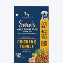Sara's Wholesome Grain-Free Chicken & Turkey Dog Food