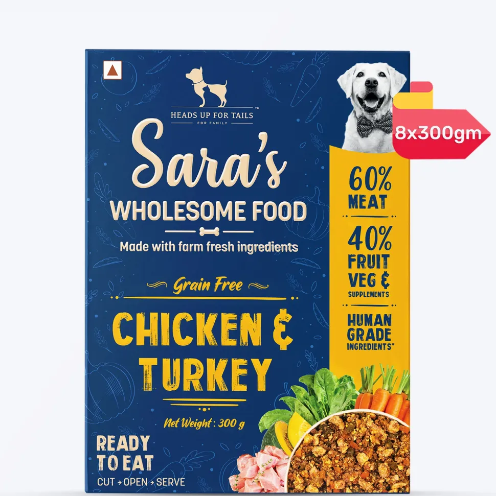 Sara's Wholesome Grain-Free Chicken & Turkey Dog Food