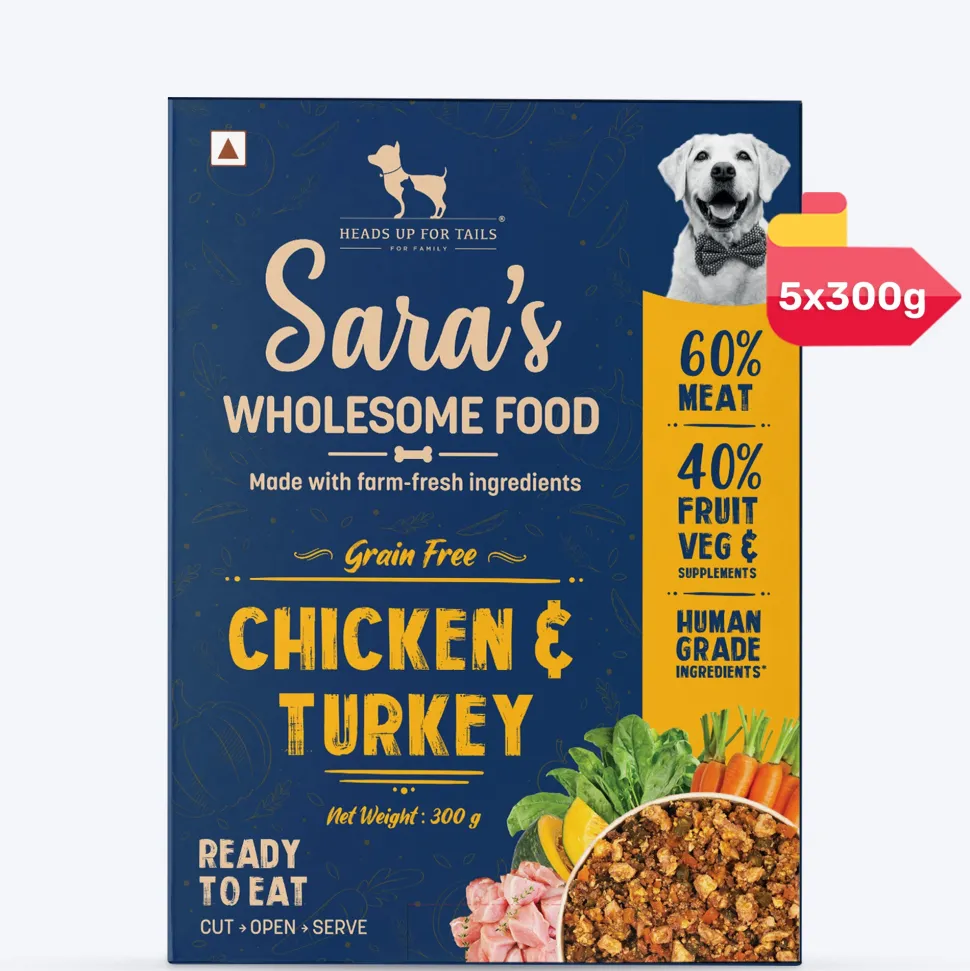 Sara's Wholesome Grain-Free Chicken & Turkey Dog Food