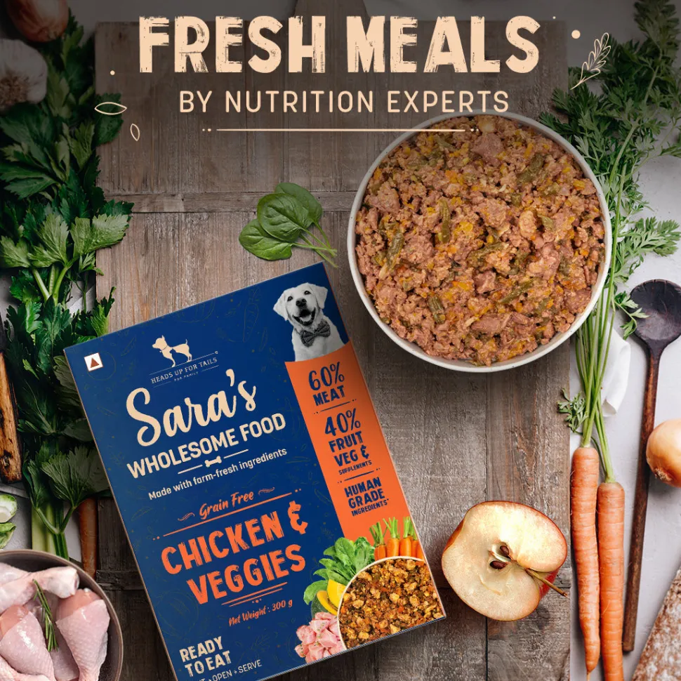 Sara's Wholesome Grain-Free Chicken & Veggies Dog Food