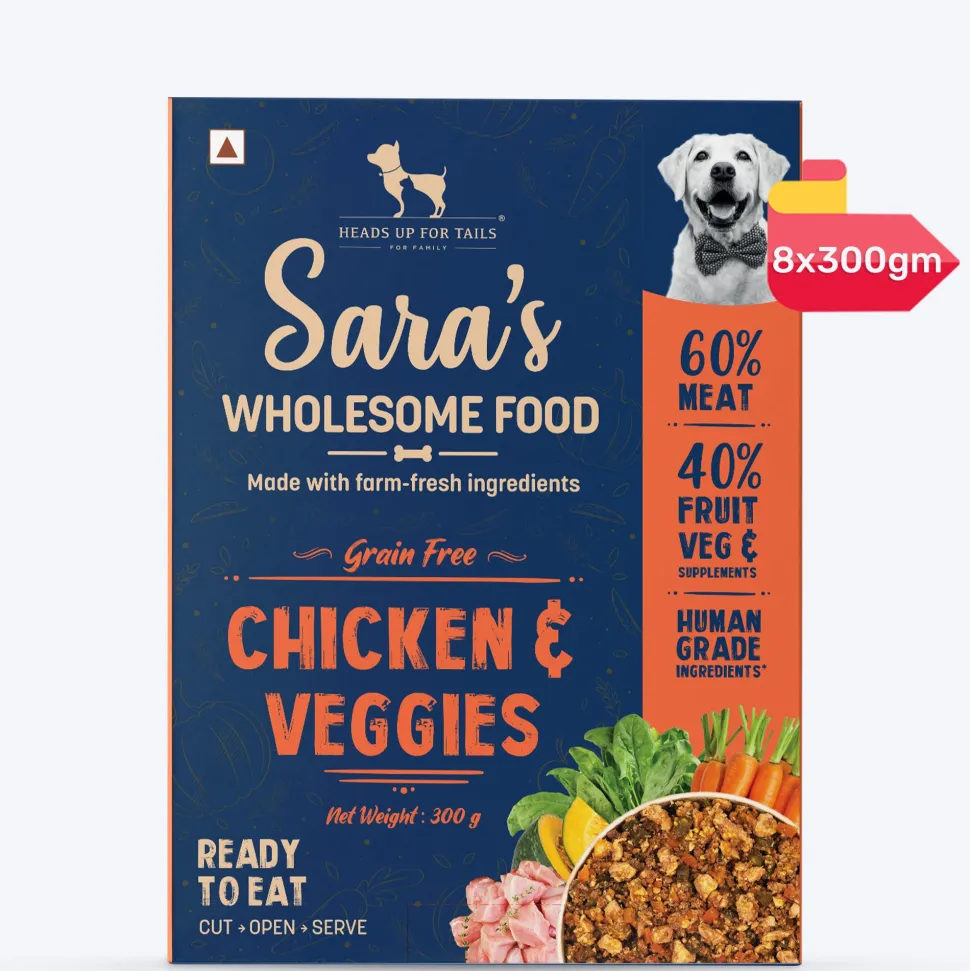 Sara's Wholesome Grain-Free Chicken & Veggies Dog Food