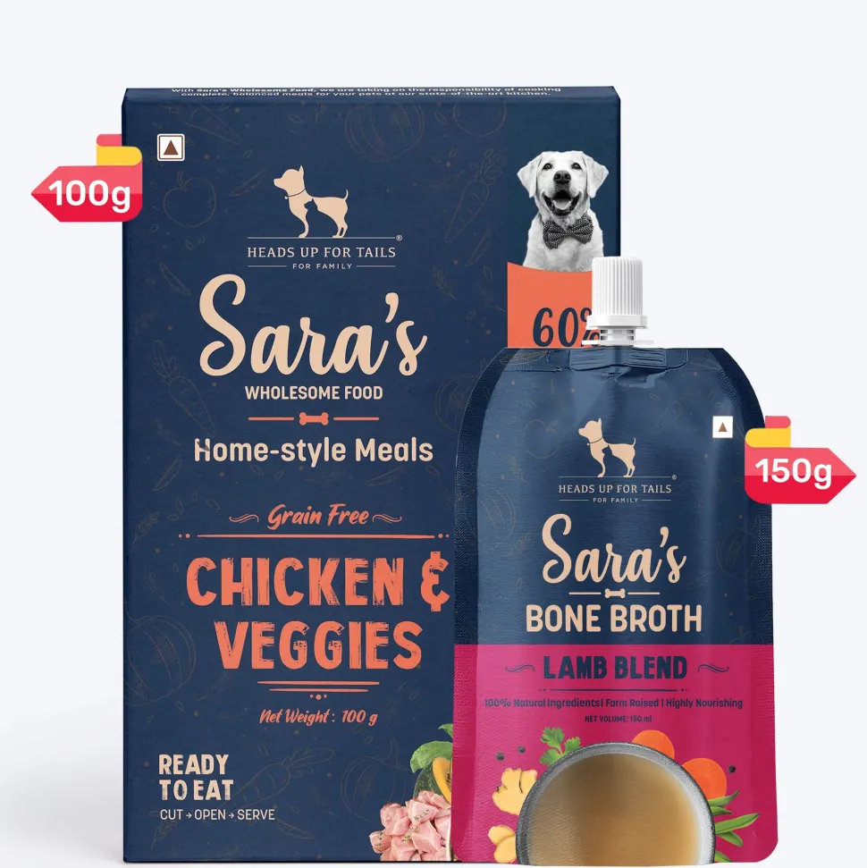 Sara's Wholesome Grain-Free Chicken & Veggies Dog Food