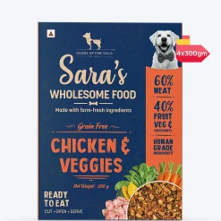 Sara's Wholesome Grain-Free Chicken & Veggies Dog Food