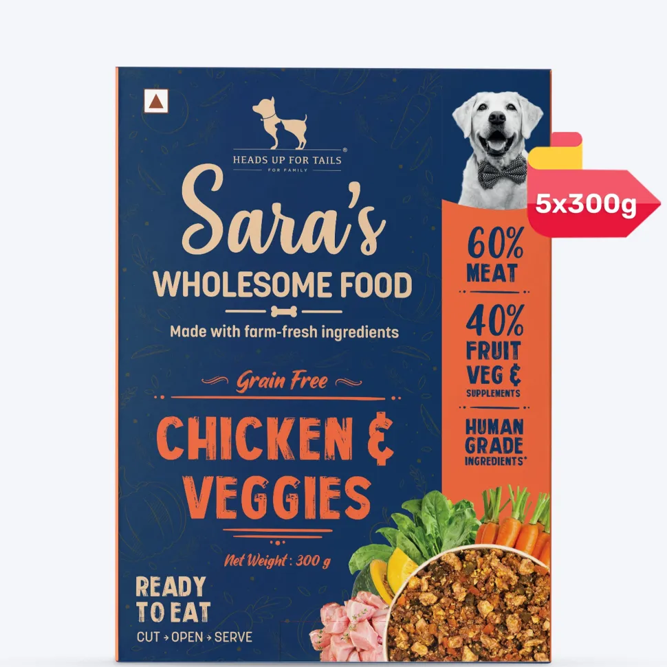Sara's Wholesome Grain-Free Chicken & Veggies Dog Food
