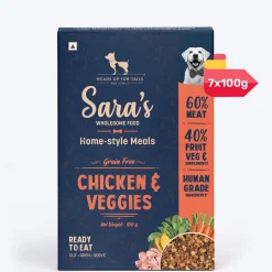 Sara's Wholesome Grain-Free Chicken & Veggies Dog Food