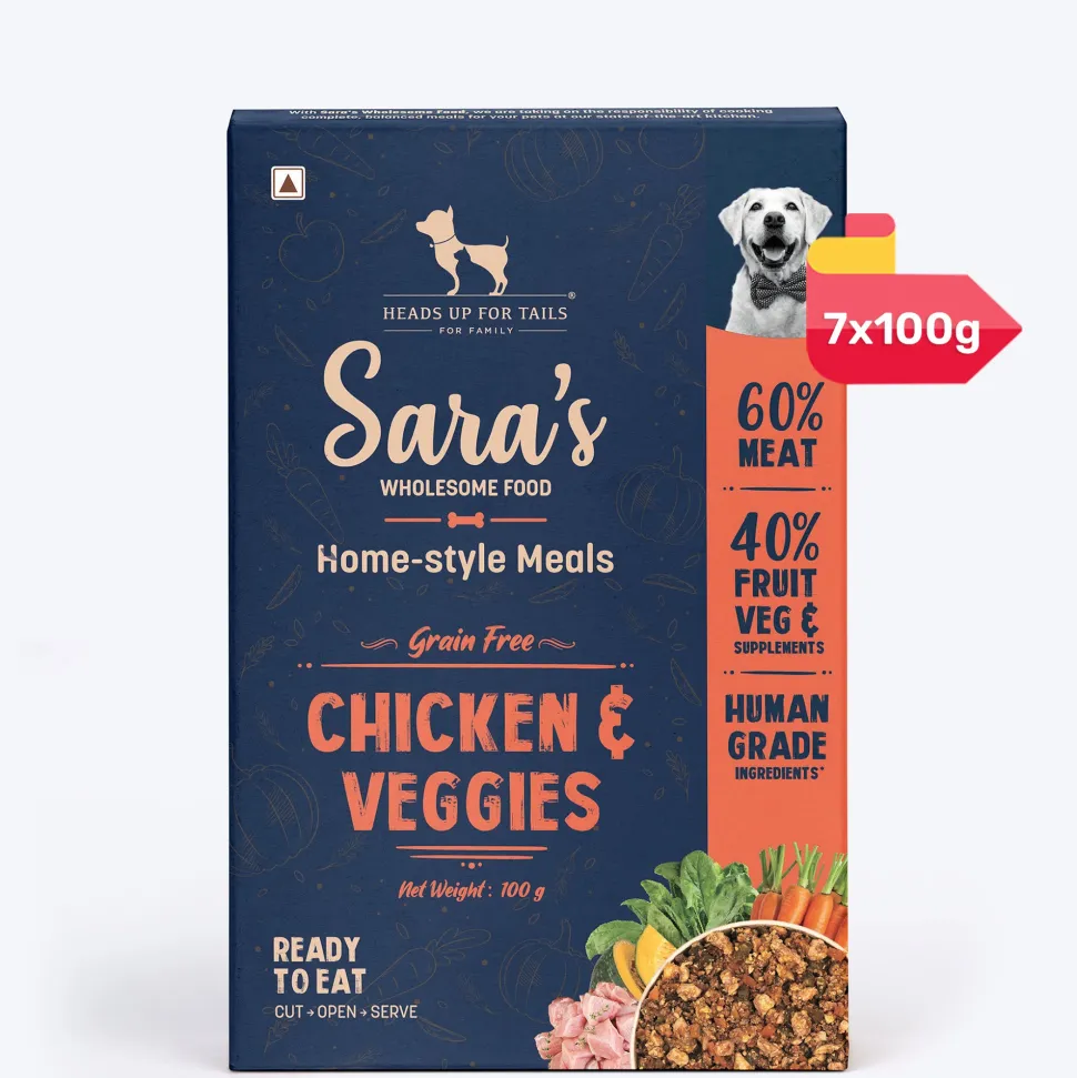 Sara's Wholesome Grain-Free Chicken & Veggies Dog Food