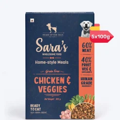 Sara's Wholesome Grain-Free Chicken & Veggies Dog Food