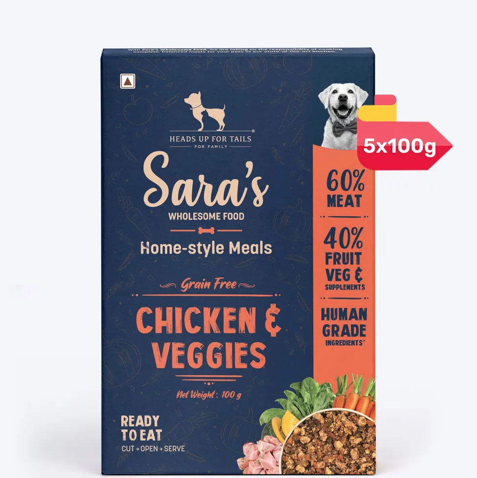 Sara's Wholesome Grain-Free Chicken & Veggies Dog Food