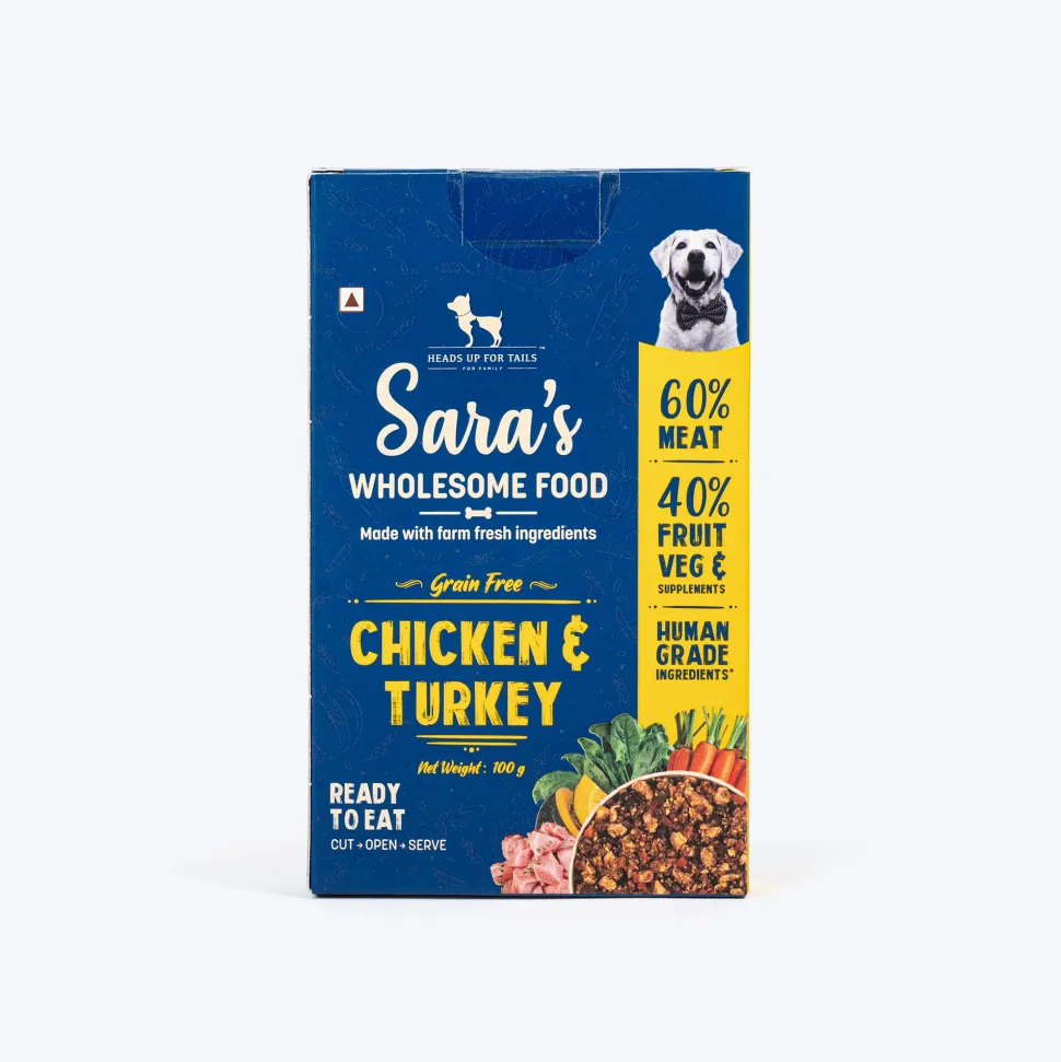 Sara's Wholesome Grain-Free Dog Food Combo - 2x100 gm