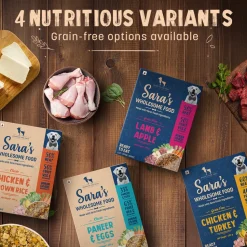 Sara's Wholesome Grain-Free Dog Food Combo - 2x300 gm