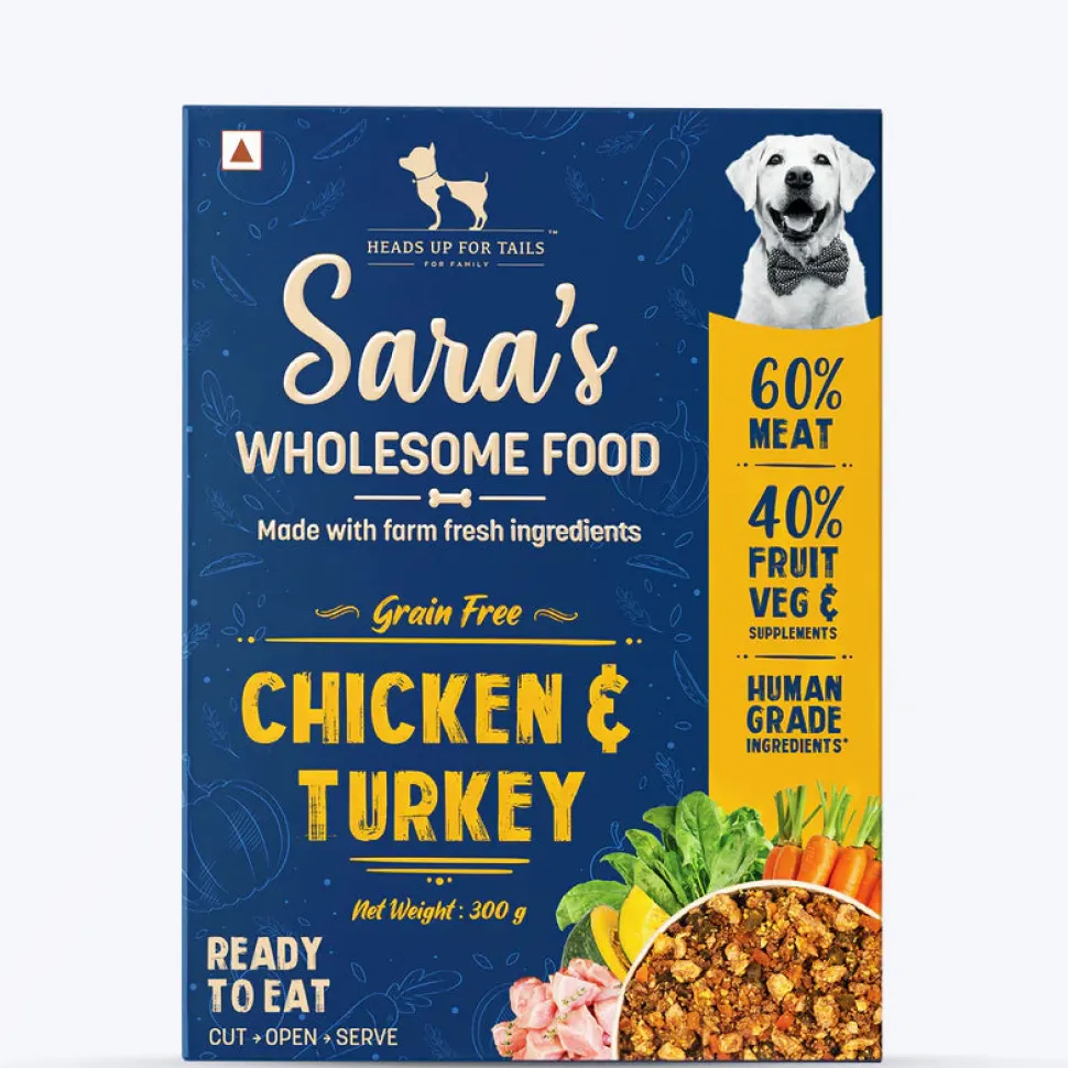 Sara's Wholesome Grain-Free Dog Food Combo - 2x300 gm