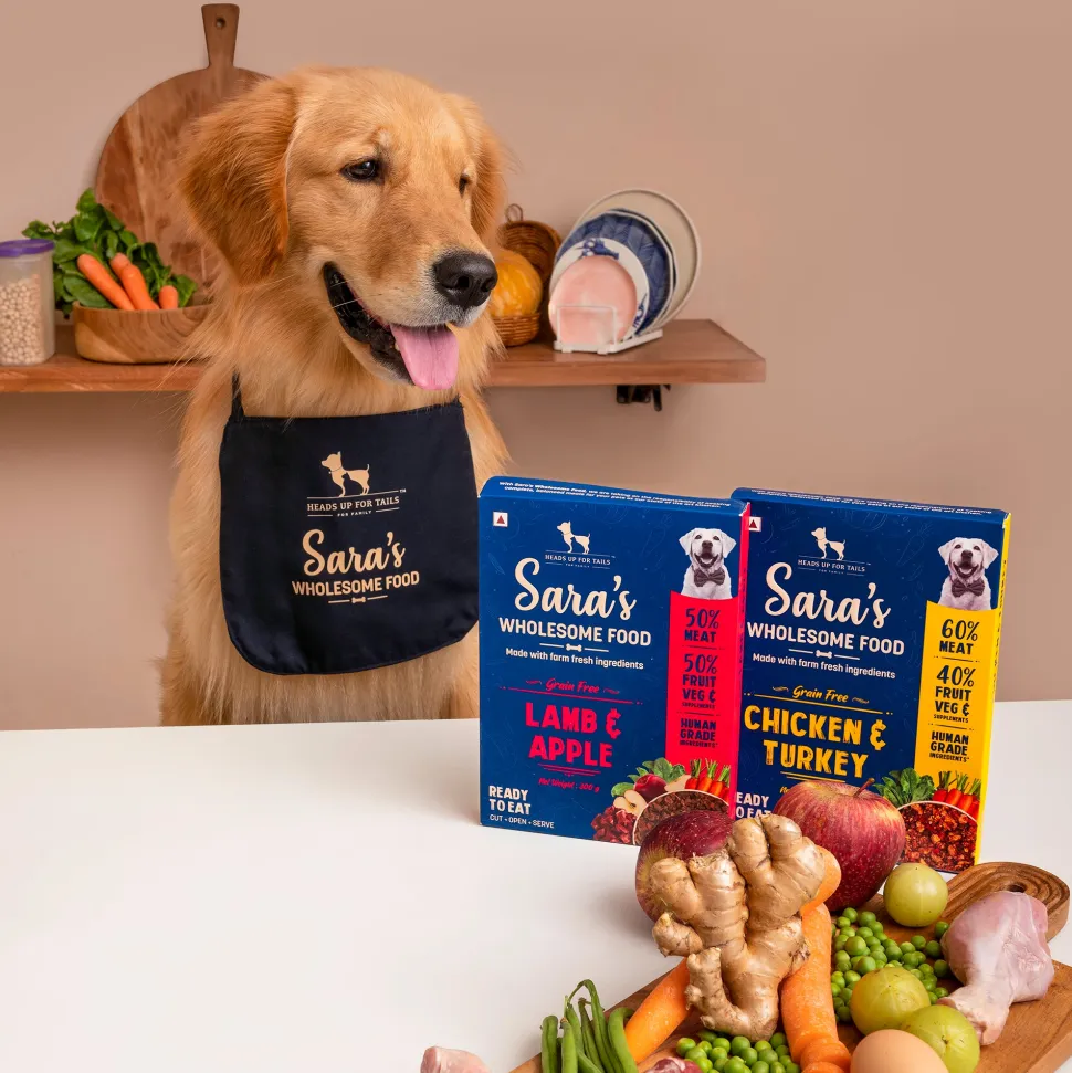 Sara's Wholesome Grain-Free Dog Food Combo - 2x300 gm
