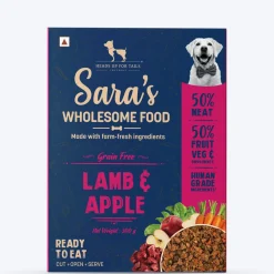 Sara's Wholesome Grain-Free Lamb & Apple Dog Food