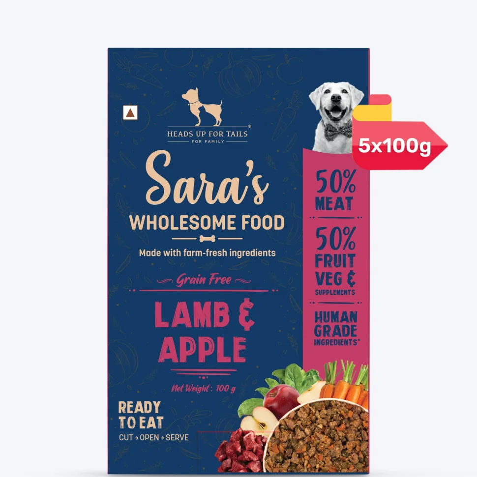 Sara's Wholesome Grain-Free Lamb & Apple Dog Food