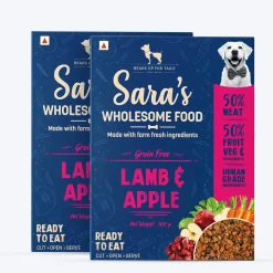 Sara's Wholesome Grain-Free Lamb & Apple Dog Food