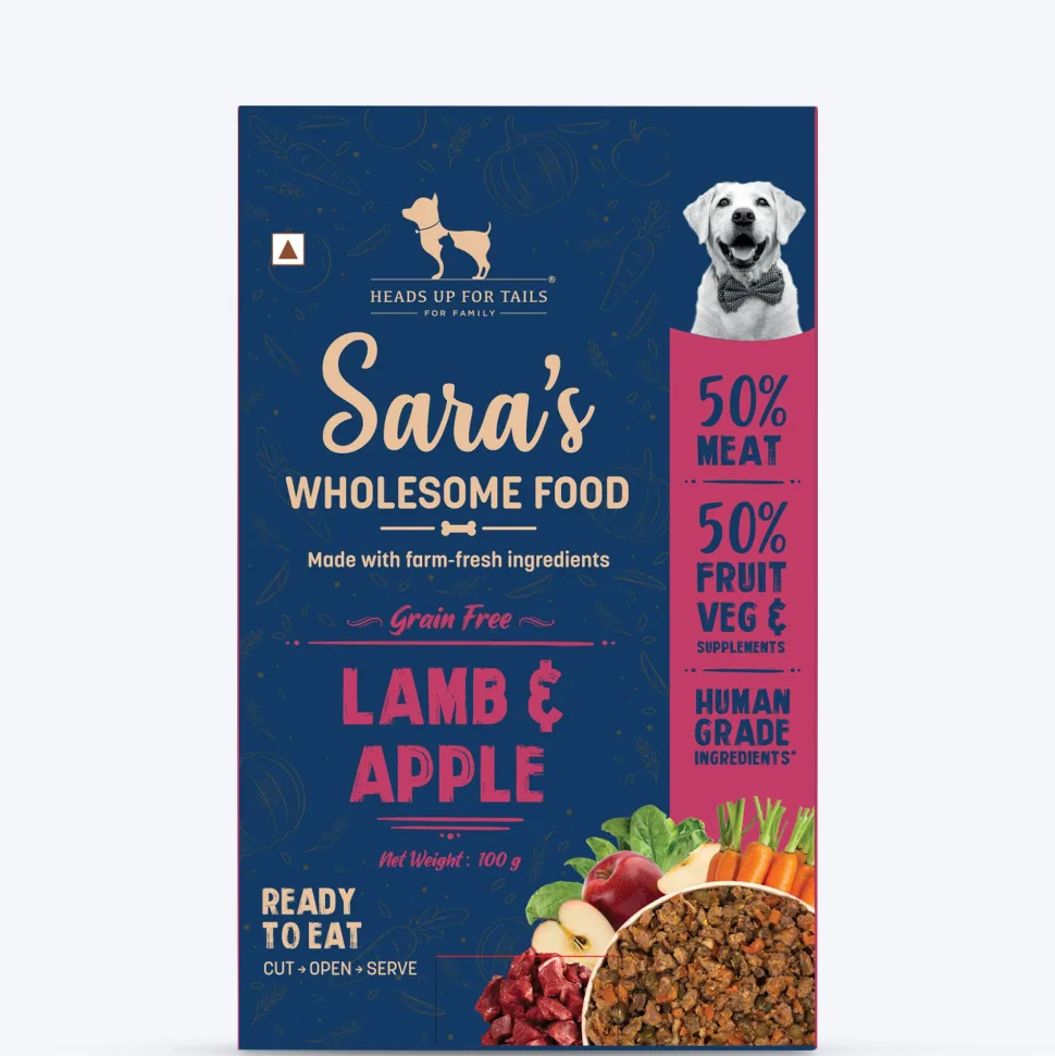 Sara's Wholesome Grain-Free Lamb & Apple Dog Food