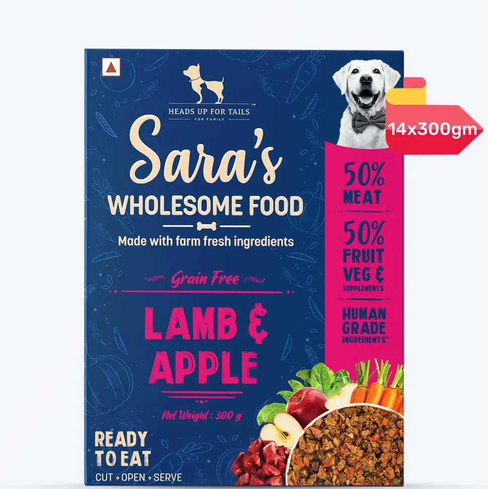 Sara's Wholesome Grain-Free Lamb & Apple Dog Food