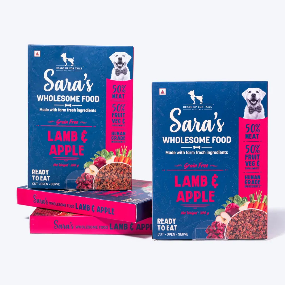 Sara's Wholesome Grain-Free Lamb & Apple Dog Food