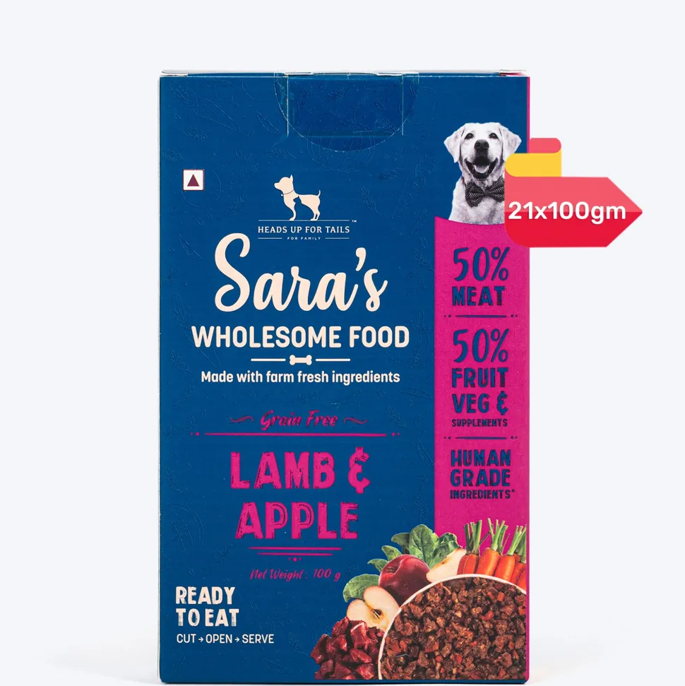 Sara's Wholesome Grain-Free Lamb & Apple Dog Food