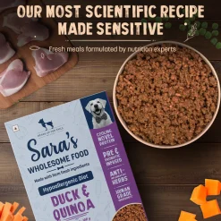 Sara's Wholesome Hypoallergenic Duck & Quinoa Wet Dog Food
